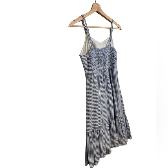 Old Navy Blue and White Striped Sleevless Flared Bottom Dress Size XS - Picture 10 of 17